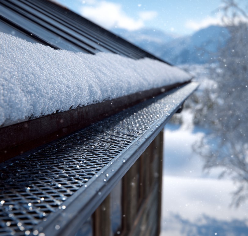 gutter-guards in snow season