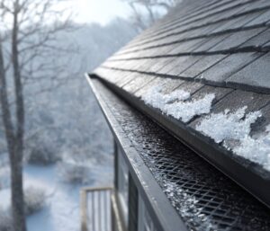 gutter-guards in winter