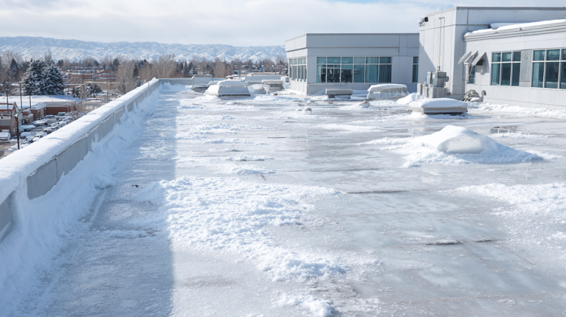 Trusted Winter Commercial Roof in Gardner